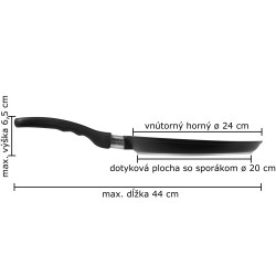 Titánová panvica na palacinky ø24cm