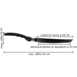 Titánová panvica na palacinky ø28cm